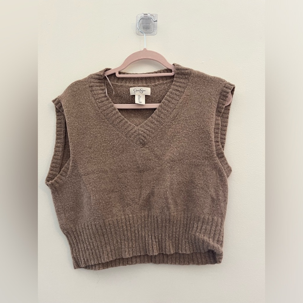 Cropped Sweater Vest